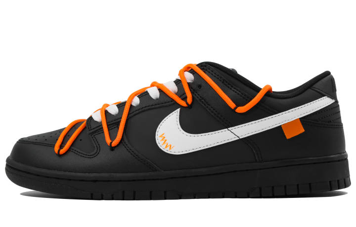 Nike Nike Dunk Leather Low top Skateboard Shoes Men's Black