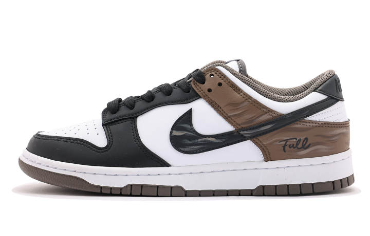 Nike Nike Dunk Coverage Abrasion Resistant Coverage Abrasion Resistant Low top Skateboard Shoes Unisex Black Brown