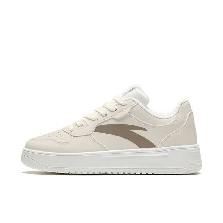 Anta Life Collection Low top Skateboard Shoes Unisex Ecru