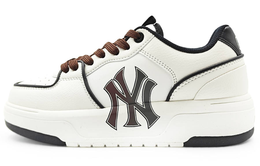 MLB Chunky Liner Abrasion Resistant Low top Skateboard Shoes Unisex Gray Brown