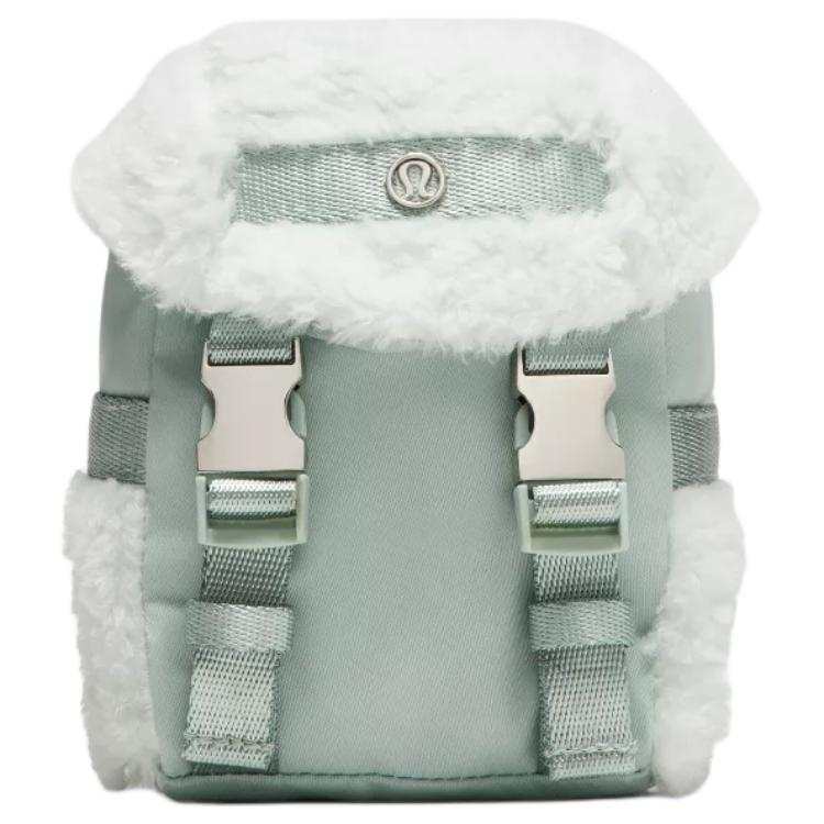 Lululemon Lululemon Wunderlust Nylon With Polyester Bag Accessory Extra Small Women's Pelican Light Green Jade Language Color
