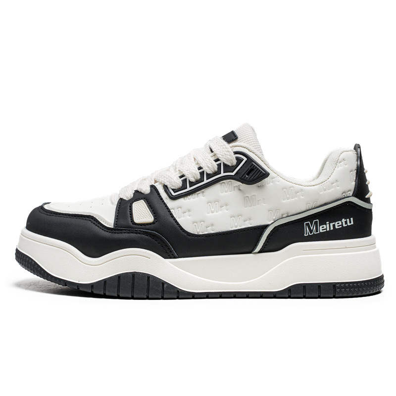 Meiretu Coverage Abrasion Resistant Low top Skateboard Shoes Men's