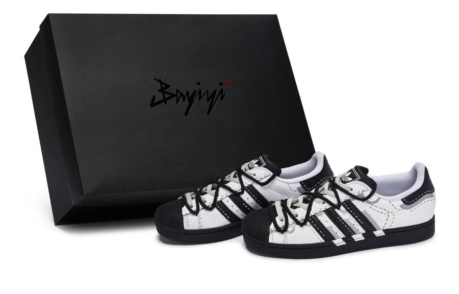 Adidas Originals Superstar 2 811 Manufacturing, Deconstructive, Special Shoe Box Low top Skateboard Shoes Unisex