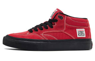 Vision Street Wear Concave Mid top Skateboard Shoes Unisex Red
