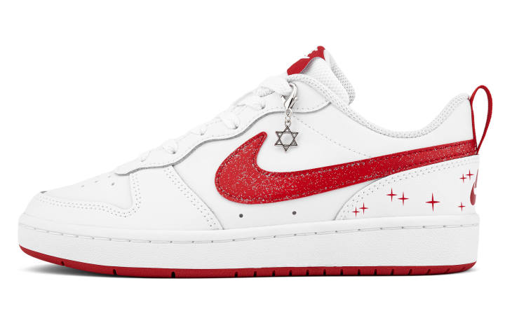 Nike Nike Court Borough 2 Low top Skateboard Shoes Women's White Red