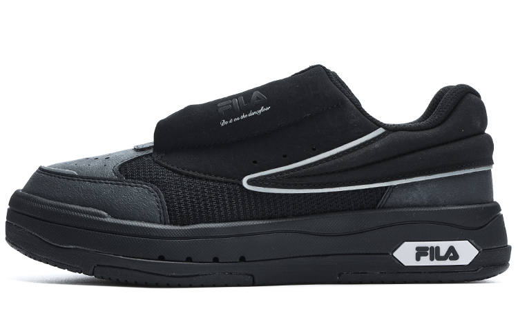 FILA Mix Abrasion Resistant Low top Skateboard Shoes Women's Pitch Black