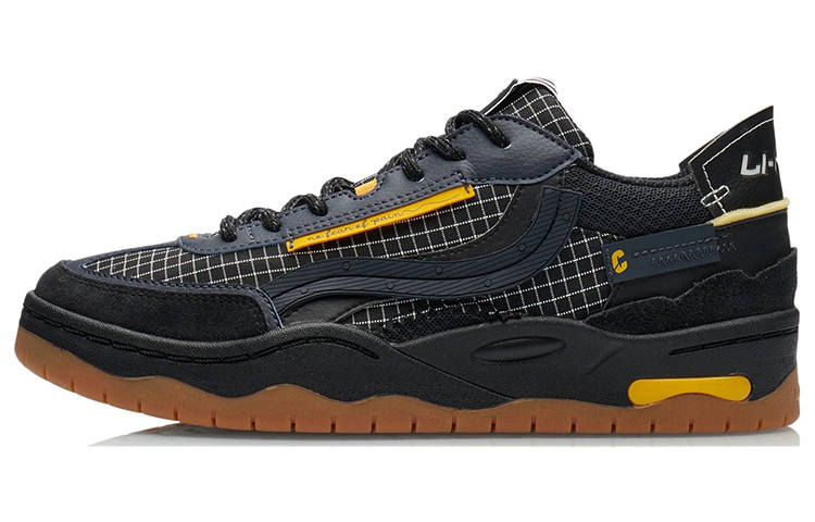 Li-Ning Li Ning CF Tracing Textile, Synthetic Leather Slip Resistant, Abrasion Resistant, Lightweight Low top Skateboard Shoes