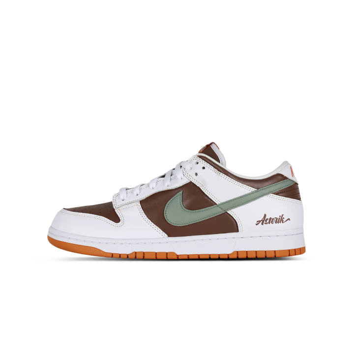 Nike Nike Dunk Minimalism Coverage Abrasion Resistant Coverage Abrasion Resistant Low top Skateboard Shoes Men's Brown White