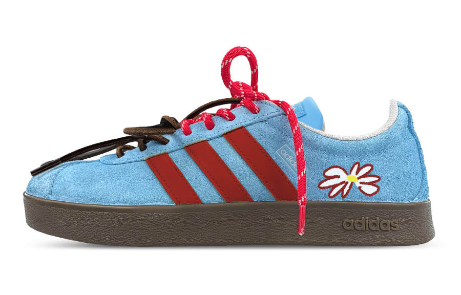 Adidas Adidas Slip Resistant Abrasion Resistant Low top Skateboard Shoes Unisex Red Blue