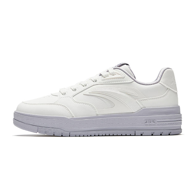 Anta Cushioning, Wear Resistant Skateboard Shoes Women's Star Moon Gray