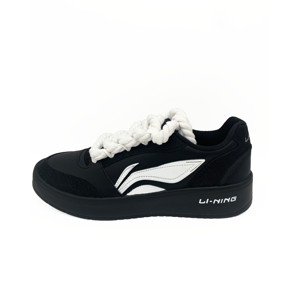 Li-Ning Li Ning Sycee V3 Slip Resistant Abrasion Resistant Balance Low top Skateboard Shoes Men's Black White