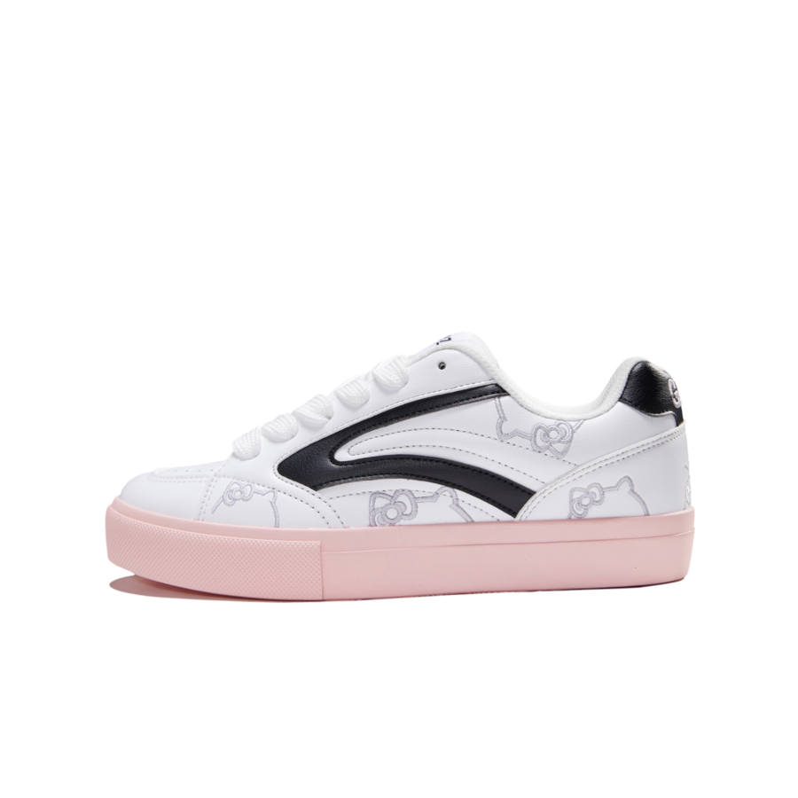 GZOZ Coverage Cushioning Abrasion Resistant Low top Skateboard Shoes Women's White Pink Black