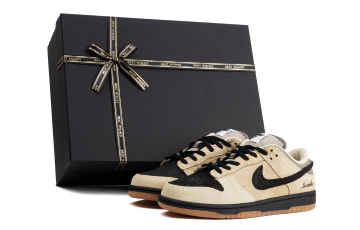 Nike Nike Dunk SB Abrasion Resistant Low top Skateboard Shoes Unisex Khaki