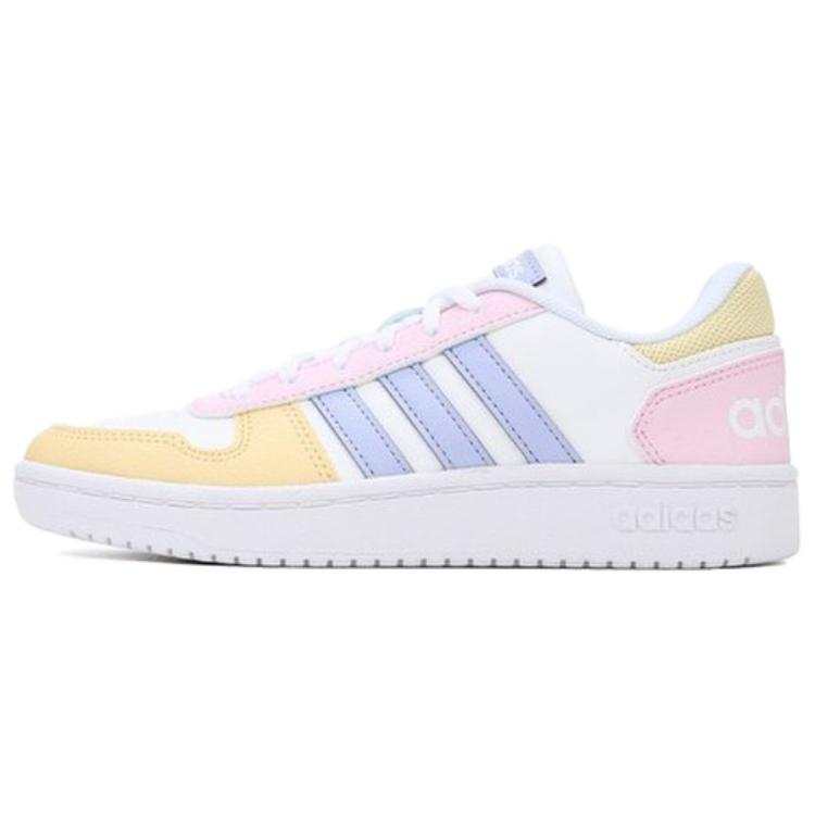 Adidas Neo Adidas Hoops 2.0 'White Yellow Pink' Women's