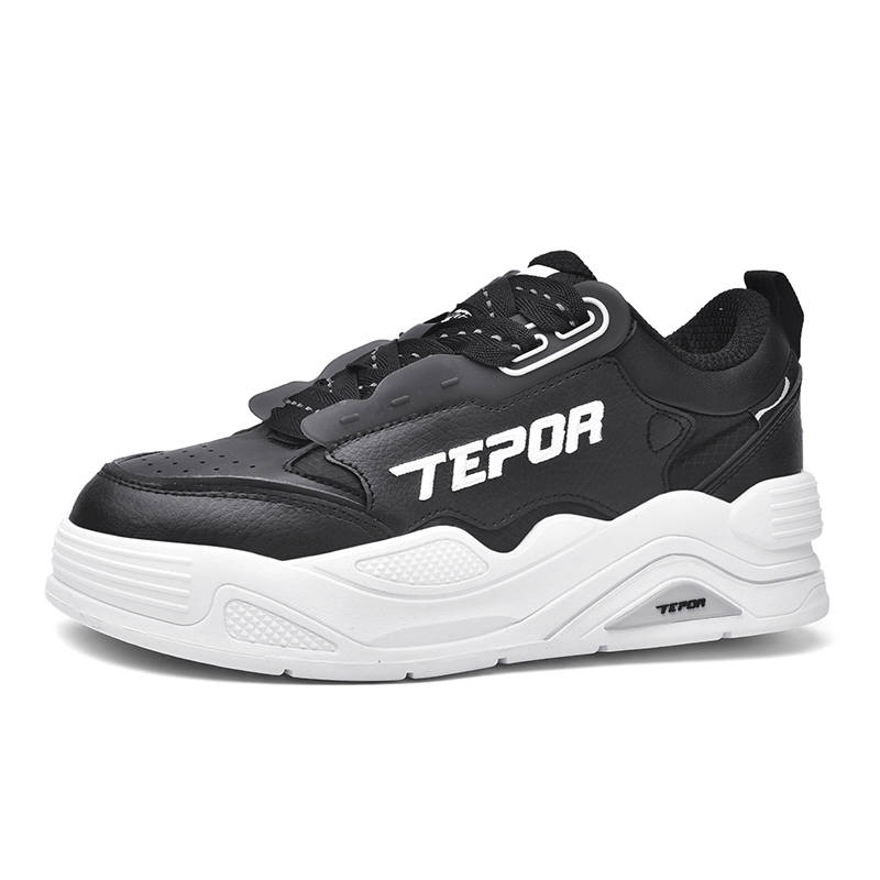 TEPOR Slip Resistant Abrasion Resistant Slip Resistant Abrasion Resistant Low top Skateboard Shoes Unisex