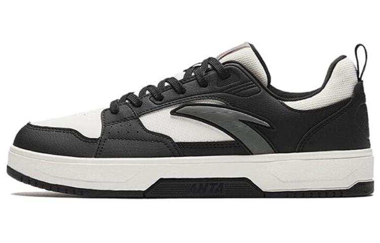 Anta Thermal Cushioning Thermal Cushioning Low top Skateboard Shoes Men's Black White