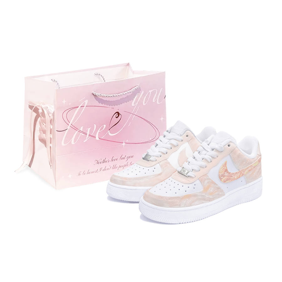 Nike Nike Air Force 1 Shopping Bag, Moonlight Butterfly, First Moon Culture Abrasion Resistant Balance Low top