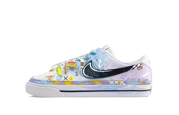 Nike Nike Court Legacy Weightlessness, Love In Reverse Direction Abrasion Resistant Abrasion Resistant Low top