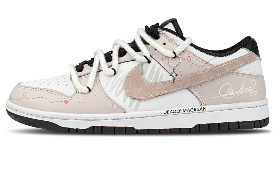 Nike Nike Dunk Leather Impact Resistance Impact Resistance Low top Skateboard Shoes Unisex