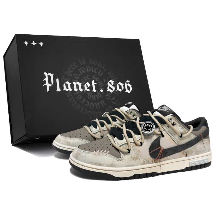 Nike Nike Dunk Abrasion Resistant Low top Skateboard Shoes Unisex Brown