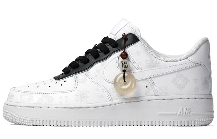Nike Nike Air Force 1 Low top Skateboard Shoes Women's Black White