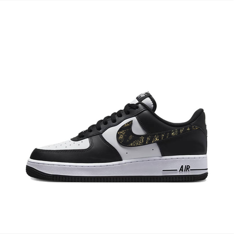 Nike Nike Air Force 1 Panda Starry Sky, Black White Slip Resistant Abrasion Resistant Slip Resistant Abrasion Resistant
