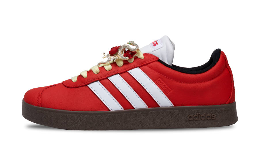 Adidas Neo VL Court 2.0 Twenty Royal Flush Royal Straight Flush Low top Skateboard Shoes Unisex Red