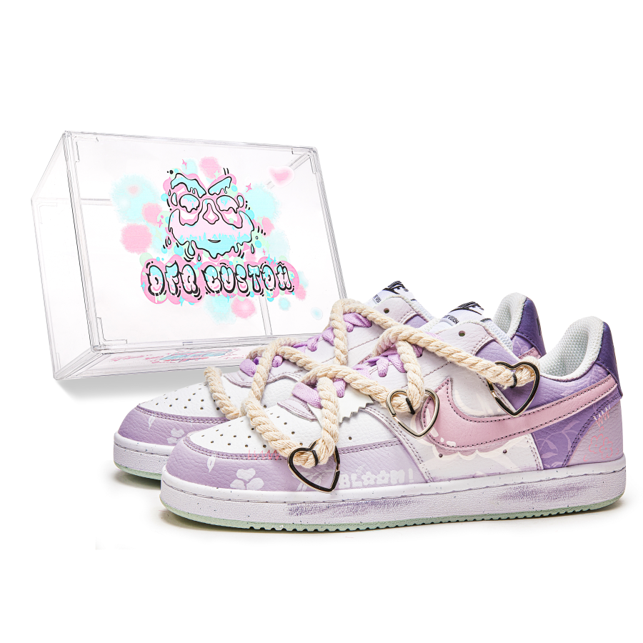 Nike Nike Court Slip Resistant Slip Resistant Low top Skateboard Shoes Men's Pink Purple