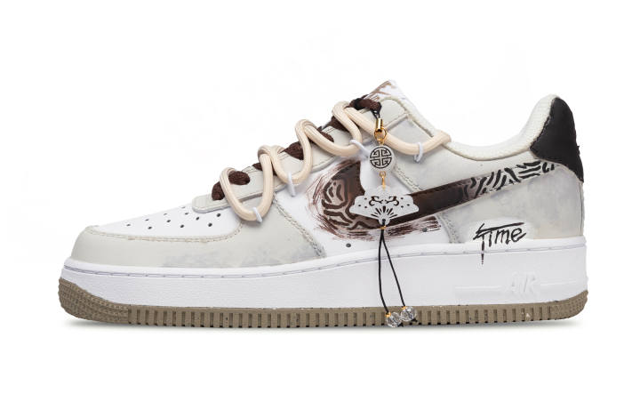 Nike Nike Air Force 1 Low top Skateboard Shoes Men's Ecru