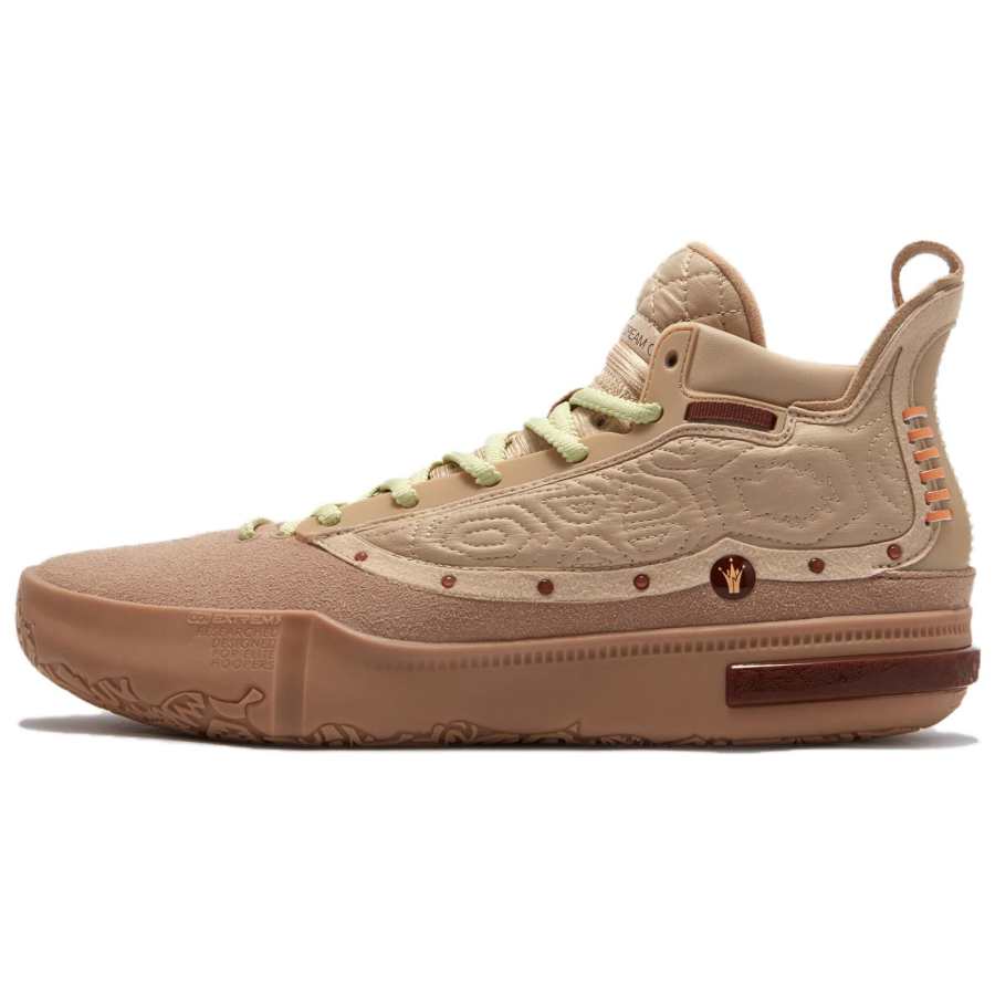 361° Joker 1 GT Cushioning, Wear Resistant High top Basketball Shoes Men's Umber