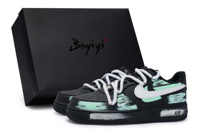 Nike Nike Air Force 1 07 811 Manufacturing, Vertebrae Green, Special Shoe Box Slip Resistant Abrasion Resistant