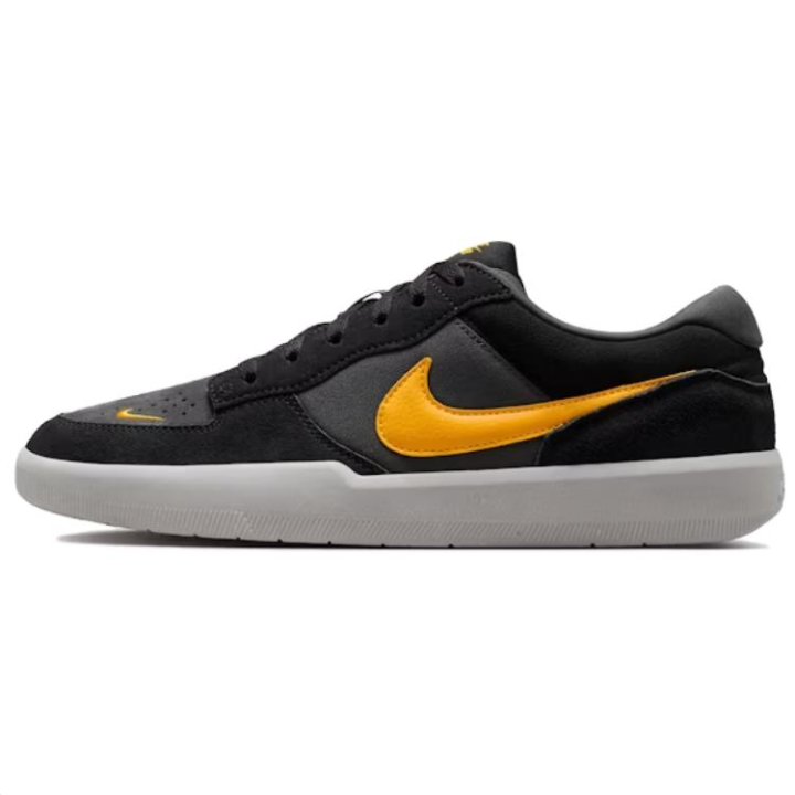 Nike Nike SB Force 58 Breathable Skateboard Shoes Unisex Black Yellow
