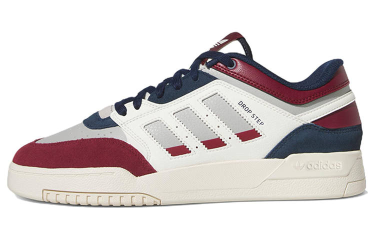 Adidas Originals Drop Step Low Directional Shoes 'Navy Red'