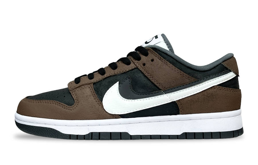 Nike Nike Dunk Black Mocha Classic And Versatile Slip Resistant Cushioning Low top Skateboard Shoes Unisex Dark Brown