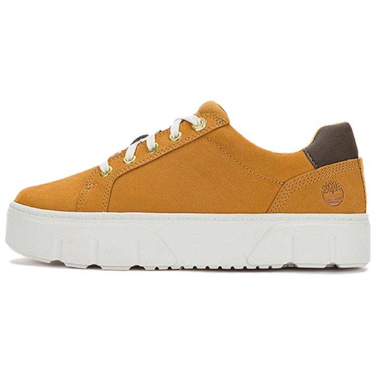 Timberland Laurel Court Low Lace Up Sneaker 'Wheat Canvas' Women's