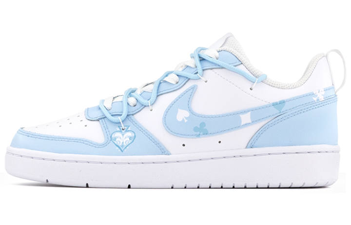 Nike Nike Court Borough Low top Skateboard Shoes Women's Blue White