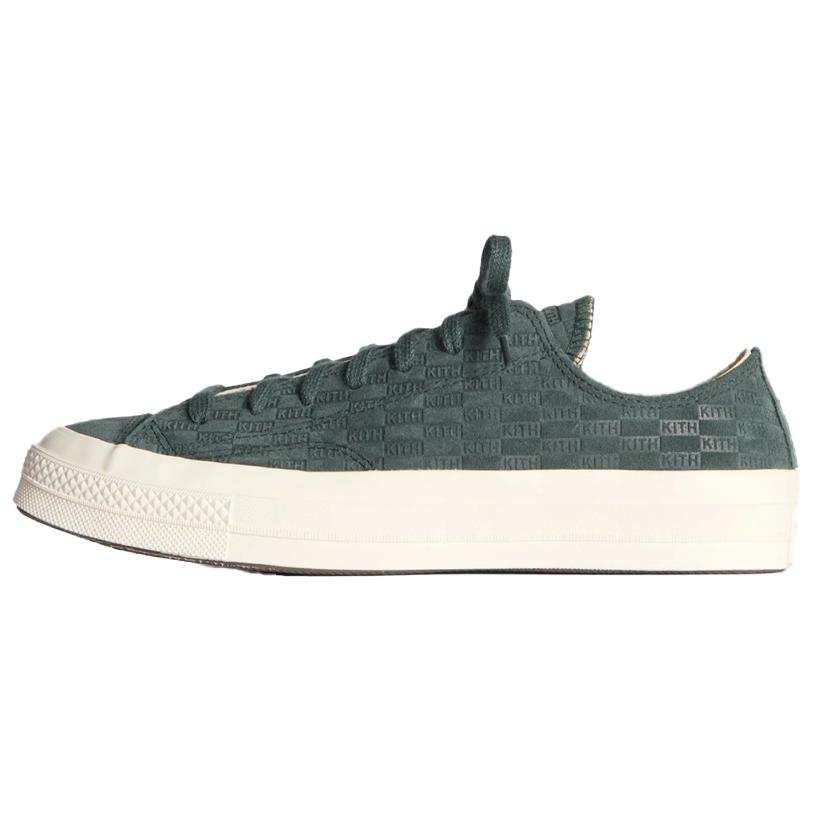 Converse KITH x Converse Chuck Taylor All Star 70 Low top Skateboard Shoes Unisex Green
