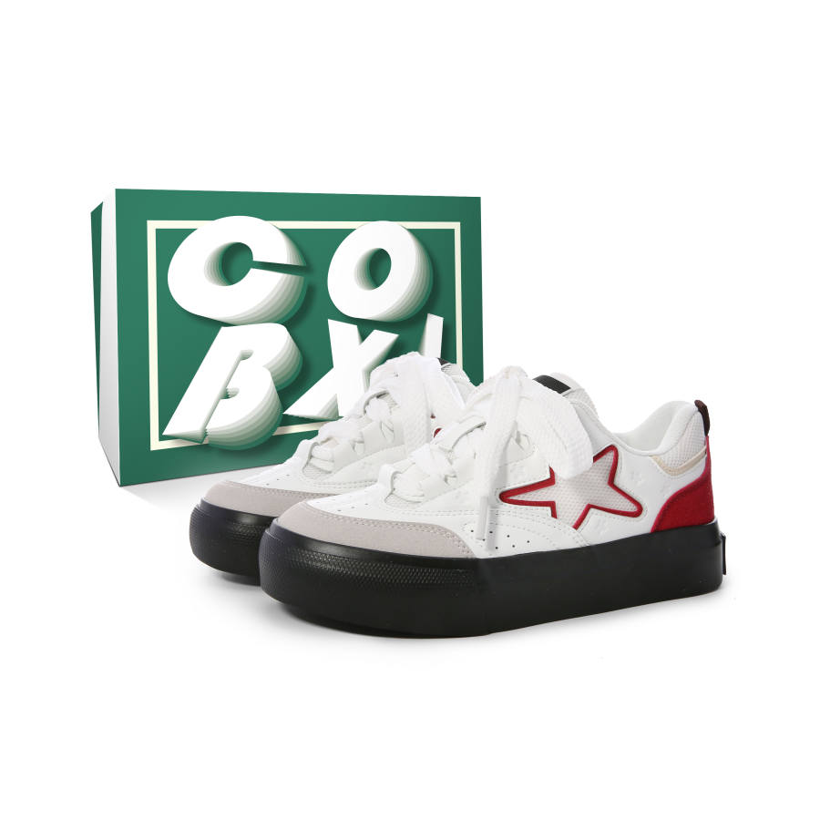 Cobx Cob Abrasion Resistant Lightweight Breathable Abrasion Resistant, Lightweight, And Breathable Low top Skateboard Shoes