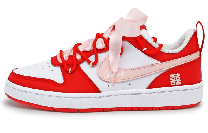 Nike Nike Court Borough 2 Skateboard Shoes Women's Low Top Red/Pink