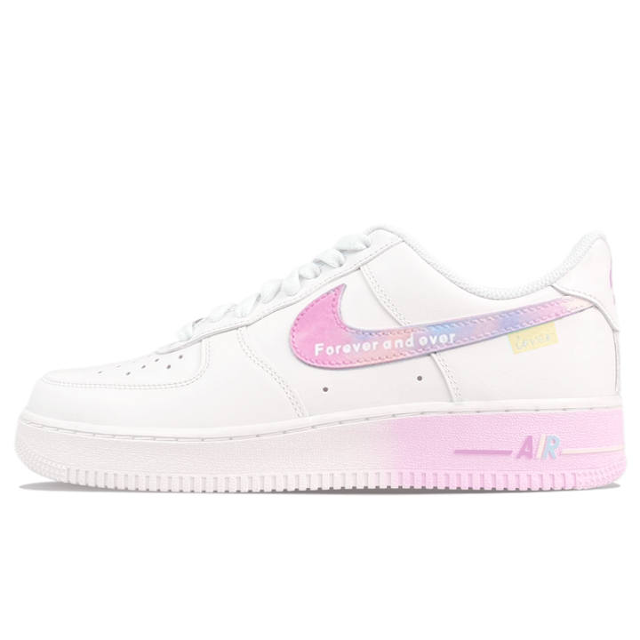 Nike Nike Air Force 1 Coverage Thermal Waterproof Thermal Waterproof Coverage Low top Skateboard Shoes Unisex Pink White
