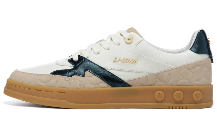 LI-NING 1990 LI NING 1990 001 Slip Resistant Abrasion Resistant Slip Resistant Abrasion Resistant Low top Skateboard Shoes Women's