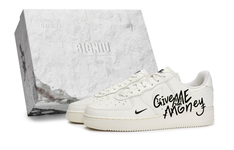 Nike Nike Air Force 1 811 Manufacturing, Give Me Some Money, Special Shoe Box Slip Resistant Abrasion Resistant