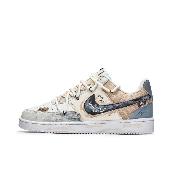 Nike Nike Court Vision 1 P.M.S Forward Slip Resistant Waterproof Non Slip And Waterproof Low top Skateboard Shoes Men's