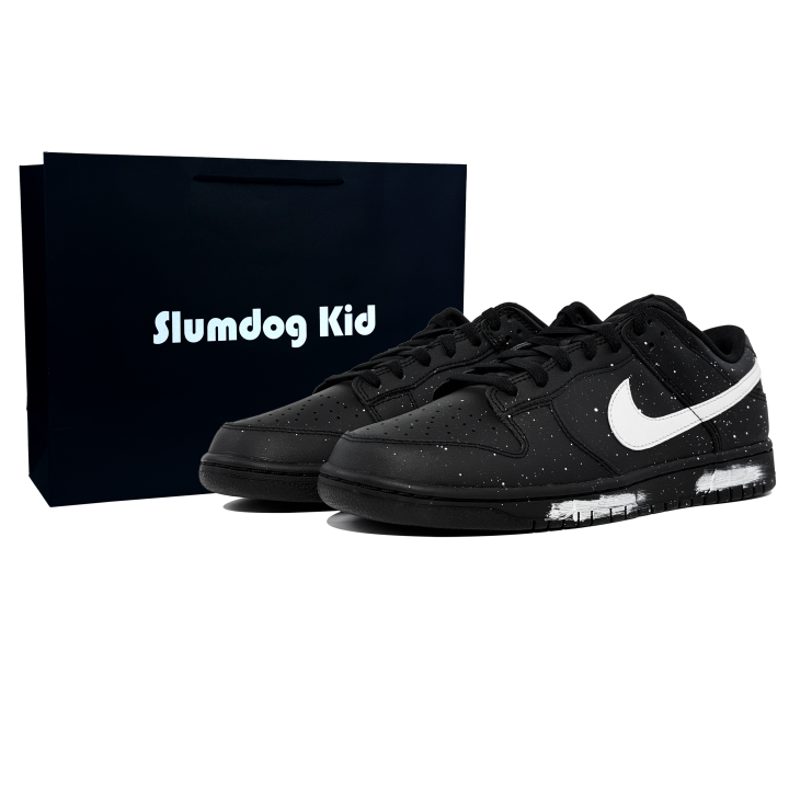 Nike Nike Dunk Abrasion Resistant Low top Skateboard Shoes Men's Black White