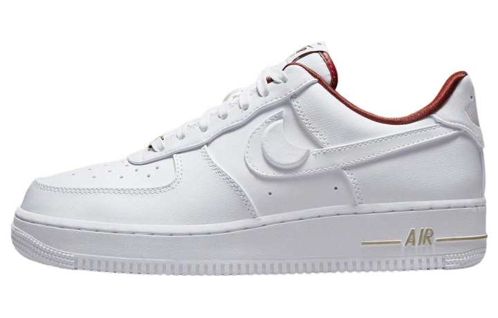 Nike Nike Air Force 1 Low '07 Se Just Do It Summit White Team Red Women's