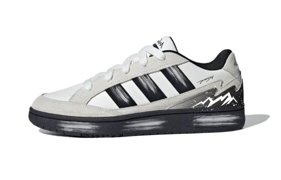 Adidas Adidas WCARD ADV Mount Everest 2 Low top Skateboard Shoes Unisex Black White Gray