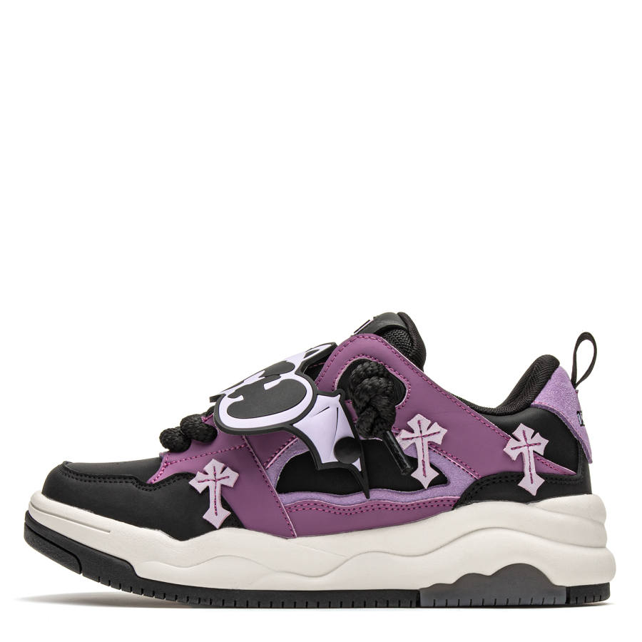 Youthloser Little Bat Collection Trendy Low top Skateboard Shoes Unisex Bellflower Purple