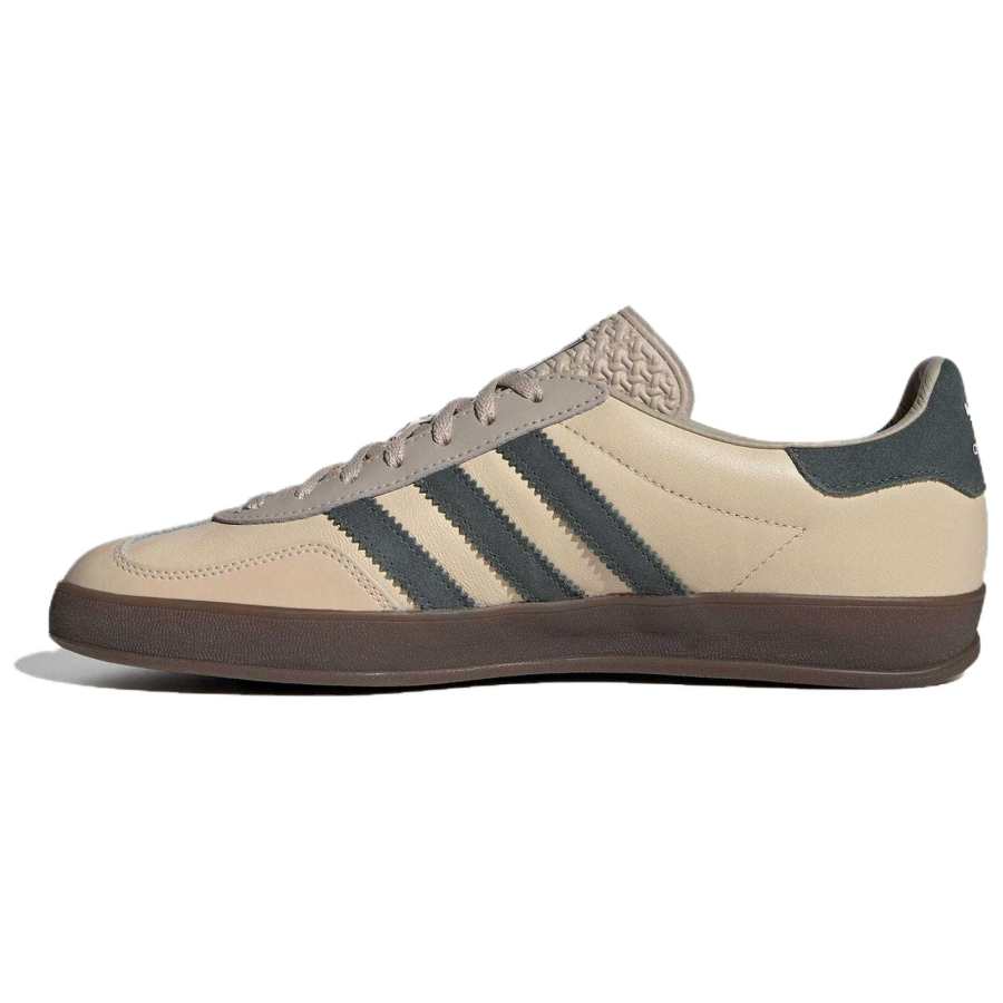 Adidas Originals Gazelle Low top Skateboard Shoes Men's Beige Green