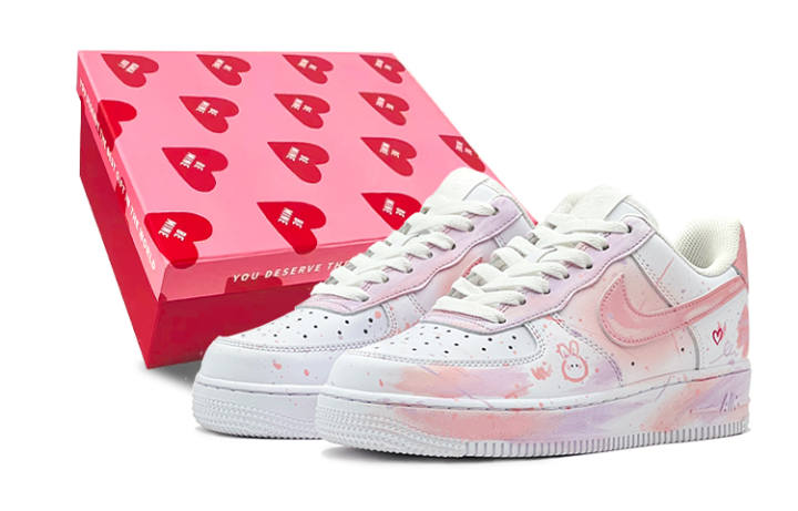 Nike Nike Air Force 1 Air Force 1 Mid top Skateboard Shoes Women's Pink White