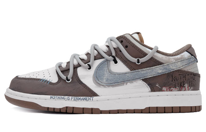 Nike Nike Dunk Low top Skateboard Shoes Men's Tan
